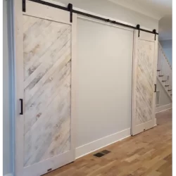 white wash barn door
