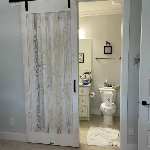 White wash door