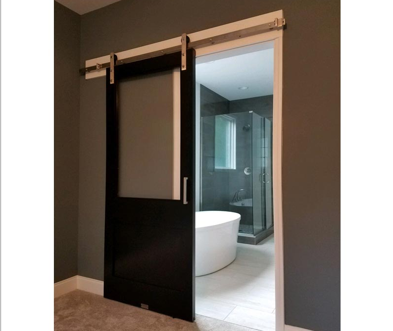 Barn doors for bathroom