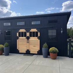 pool house barn doors