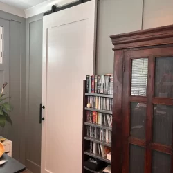 tight spot. barn door